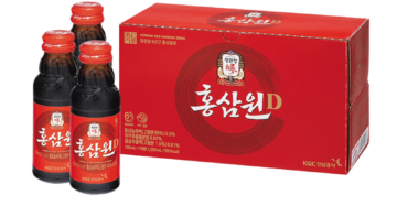 Nước Uống Tăng Lực Hồng Sâm Won KGC 100ml x 10 Chai