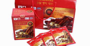 Nước Hồng Sâm Linh Chi Táo Tàu