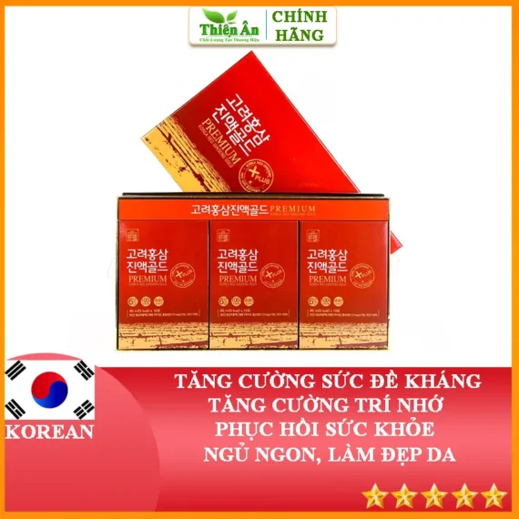 Nước Hồng Sâm Premium Hàn Quốc Hộp 30 Gói - Ảnh 4