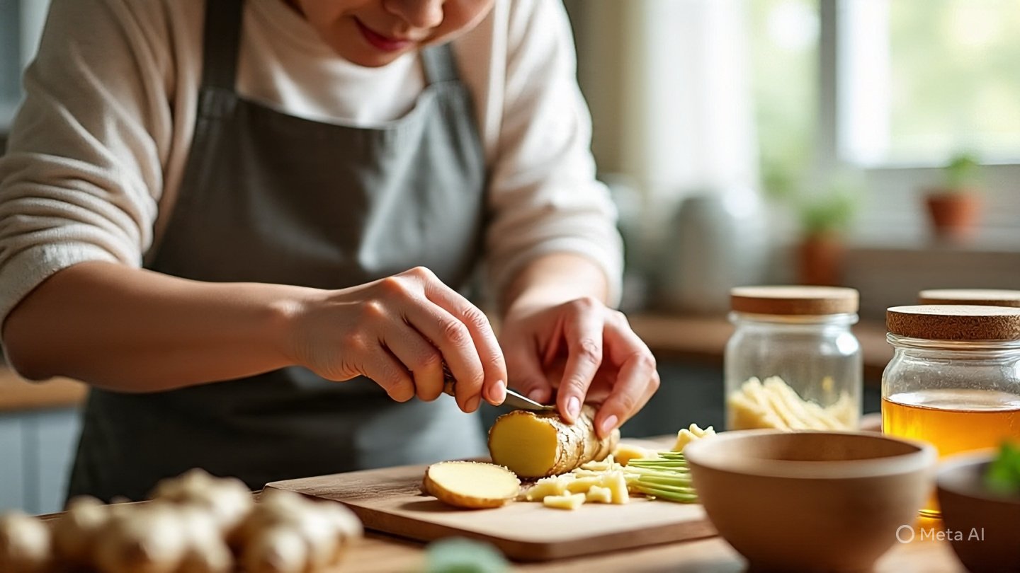 Chia sẻ bài thuốc dân gian trị ho từ gừng, mật ong và lá hẹ đơn giản tại nhà